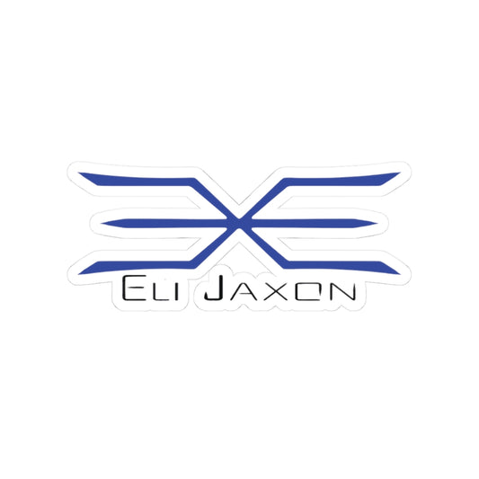 Eli Jaxon Kiss-Cut Stickers - Stylish Vinyl Decals for Laptops and More