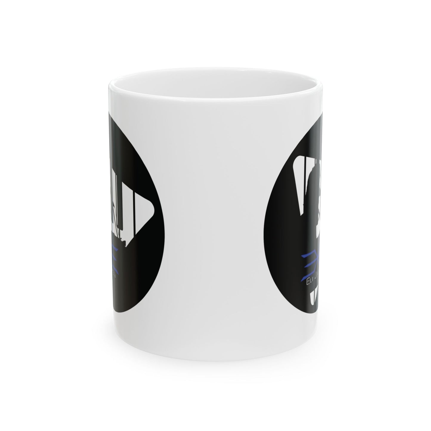 Eli Jaxon Piano Man Silhouette - Ceramic Mug 11oz