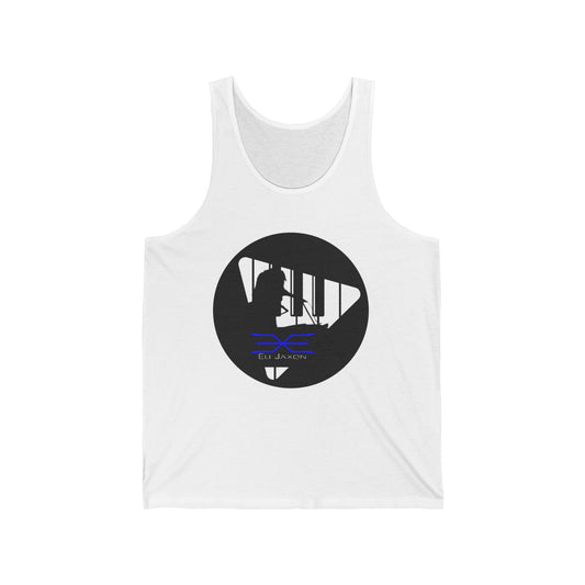 Eli Jaxon Piano Man Silhouette - Unisex Jersey Tank