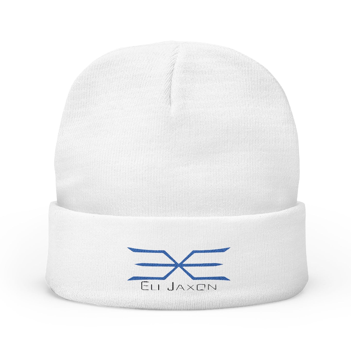 Eli Jaxon Embroidered Knit Beanie for Stylish Winter Wear