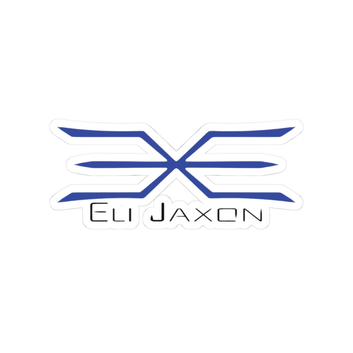 Eli Jaxon Kiss-Cut Stickers - Stylish Vinyl Decals for Laptops and More
