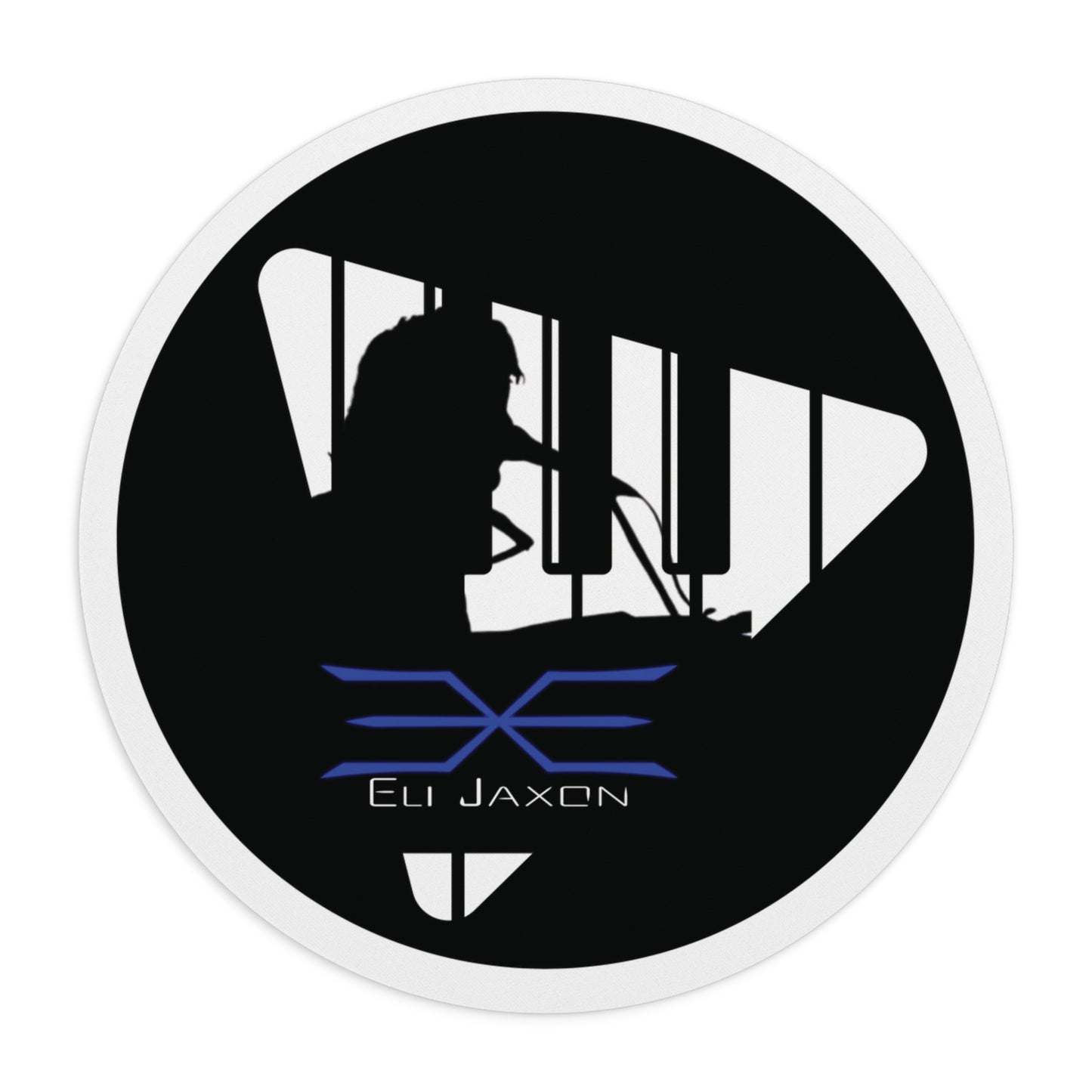 PianoMan Silhouette - Mouse Pad