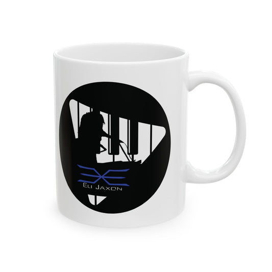 Eli Jaxon Piano Man Silhouette - Ceramic Mug 11oz